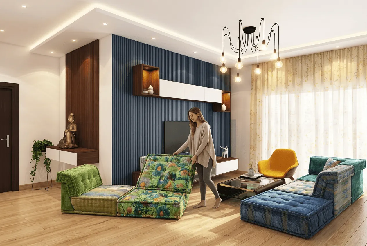 Easy furniture reconfiguration