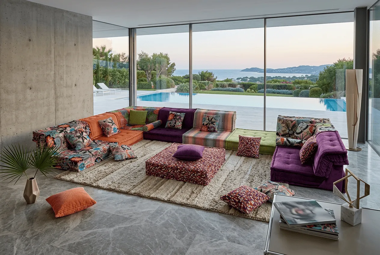 Luxury spec home turnkey furniture staging
